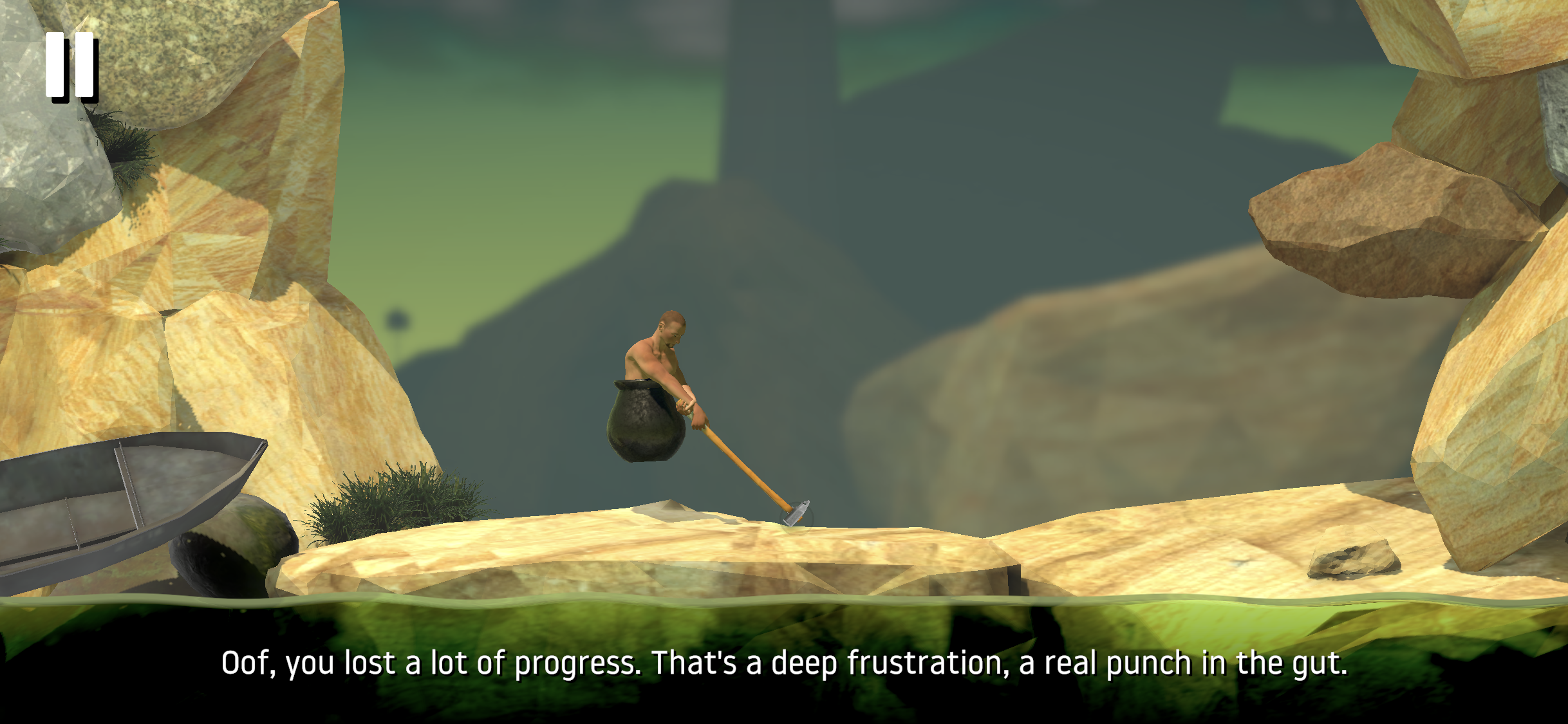 Thoughts on Getting Over It with Bennett Foddy and Other Games I Played in  August 2023 - Andrea Blythe